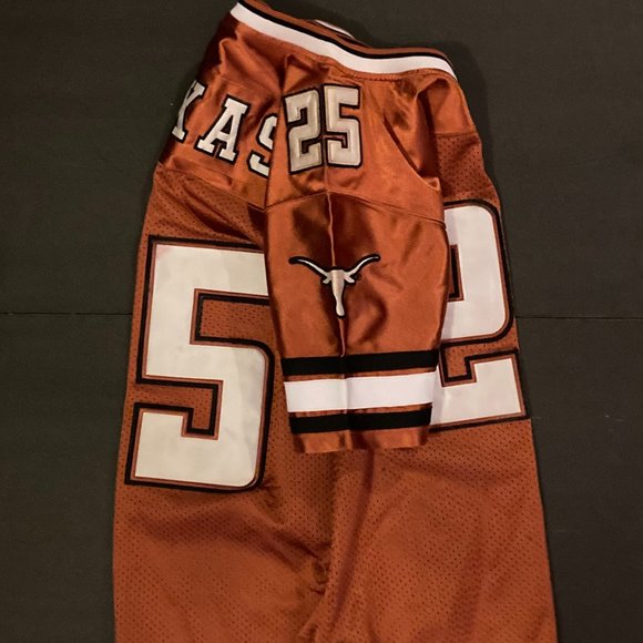TEXAS FOOTBALL JERSEY LONGHORNS JAMAL CHARLES # 25 ALL STITCHED COLOSSEUM Small - Picture 3 of 3
